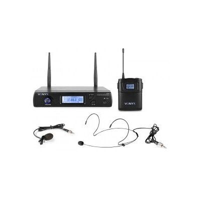 Sistema de Micrófono Inalámbrico Vonyx WM61B - 16 Canales Sistema de Micrófono Inalámbrico Vonyx WM61B - 16 Canales