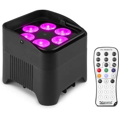 BeamZ - BBP96S - 6x12W RGBAW-UV - Batteri - LED Uplight BeamZ - BBP96S - 6x12W RGBAW-UV - Batteri - LED Uplight