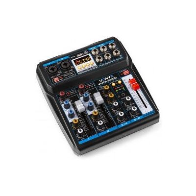 Mixer Vonyx VMM-P500 de 4 canais com Bluetooth, USB e DSP Mixer Vonyx VMM-P500 de 4 canais com Bluetooth, USB e DSP