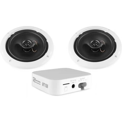 Power Dynamics WT10SET Altavoces de techo inalámbricos - Sistema de audio Power Dynamics WT10SET Altavoces de techo inalámbricos - Sistema de audio