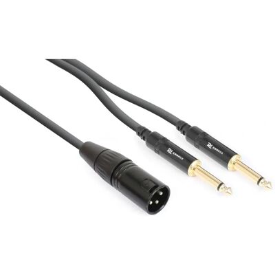 PD Connex 177153 Lydkabel - 3m, XLR, Mono Jack, Sort PD Connex 177153 Lydkabel - 3m, XLR, Mono Jack, Sort