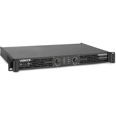Vonyx VDA1000 2-Kanal Schwarz - Verstärker Vonyx VDA1000 2-Kanal Schwarz - Verstärker