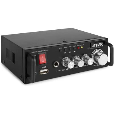 Amplificateur de Karaoké MAX AV340 2.0 canaux - Amplificateur de Karaoké - Publicité Amplificateur de Karaoké MAX AV340 2.0 canaux - Amplificateur de Karaoké - Publicité