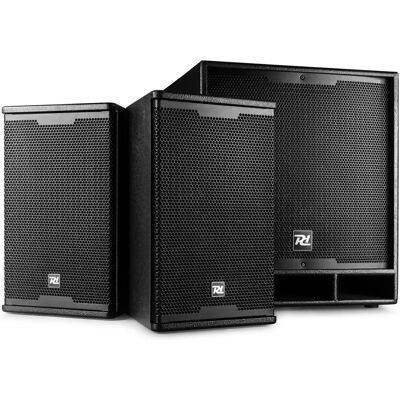 Power Dynamics PDCS1800 Cabo Preto 1800 W - Sistema de Alto-falantes Power Dynamics PDCS1800 Cabo Preto 1800 W - Sistema de Alto-falantes
