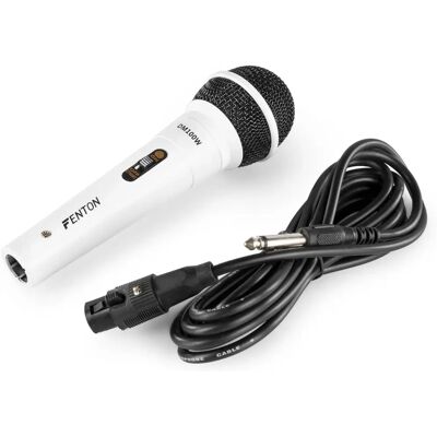 Fenton DM100W Mikrofon - Schwarz, Weiß - Gesangsperformance Fenton DM100W Mikrofon - Schwarz, Weiß - Gesangsperformance