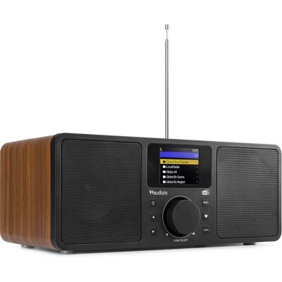 Audizio Rome Trådløs internetradio - DAB+ Bluetooth Audizio Rome Trådløs internetradio - DAB+ Bluetooth