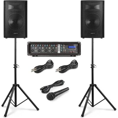Vonyx VX210 Tragbares Voll-PA-System - Soundsystem Vonyx VX210 Tragbares Voll-PA-System - Soundsystem