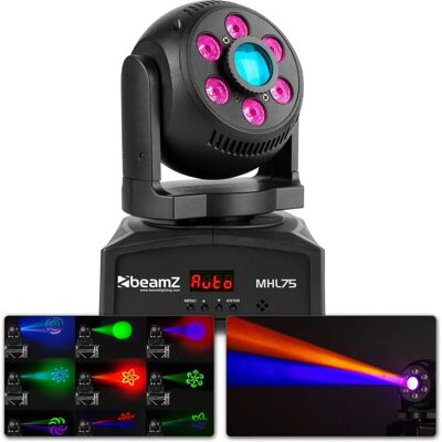 beamZ MHL75 Cabeza móvil híbrida Spot/Wash - Efectos de LED beamZ MHL75 Cabeza móvil híbrida Spot/Wash - Efectos de LED