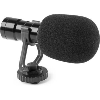 Microfone Vonyx CMC200 - Condensador compacto para câmera & telefone Microfone Vonyx CMC200 - Condensador compacto para câmera & telefone