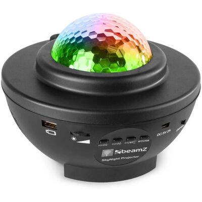 BeamZ SkyNight Projektor - Stjernehimmel & Vand Effekter - Bluetooth Højttaler BeamZ SkyNight Projektor - Stjernehimmel & Vand Effekter - Bluetooth Højttaler