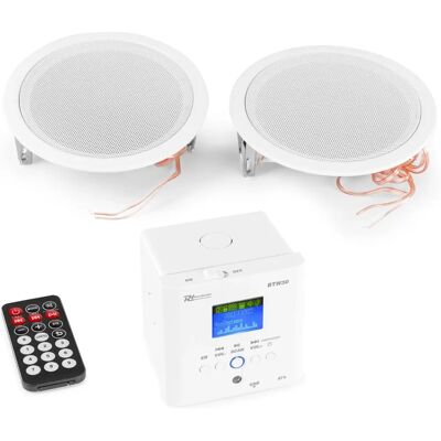 Power Dynamics BTW30SET Høyttalersett - Hjemmekino Hvit - 30W Power Dynamics BTW30SET Høyttalersett - Hjemmekino Hvit - 30W