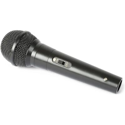 Microfone Fenton DM100B - Cardioide, Preto - Microfone para karaokê Microfone Fenton DM100B - Cardioide, Preto - Microfone para karaokê