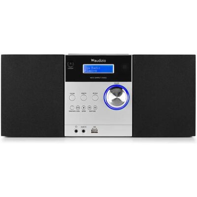 Audizio Metz Micro System - DAB Radio, Bluetooth, MP3, CD - 30W Audizio Metz Micro System - DAB Radio, Bluetooth, MP3, CD - 30W