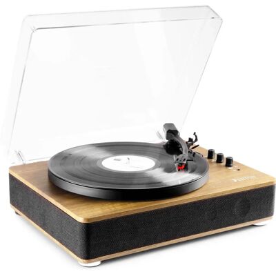 Fenton RP162LW Tocador retrô de madeira com Bluetooth - Leitor de Áudio Fenton RP162LW Tocador retrô de madeira com Bluetooth - Leitor de Áudio