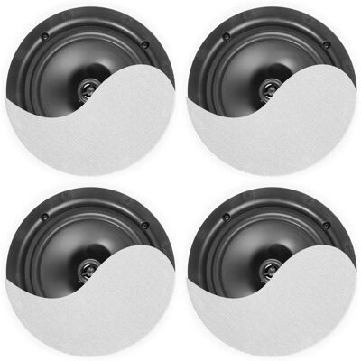 Power Dynamics NCBT604 Hvite Takthøyttalere - 120W 2-veis Power Dynamics NCBT604 Hvite Takthøyttalere - 120W 2-veis