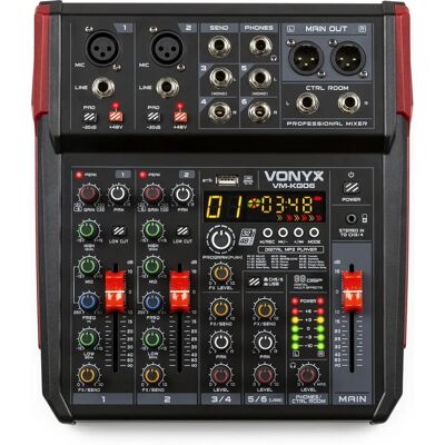 Vonyx VM-KG06 Mixeur 6 Canaux - Équipement audio Vonyx VM-KG06 Mixeur 6 Canaux - Équipement audio