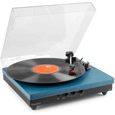 Audizio RP113D Pladespiller med Bluetooth - Fuldt størrelse, 3 hastigheder Audizio RP113D Pladespiller med Bluetooth - Fuldt størrelse, 3 hastigheder