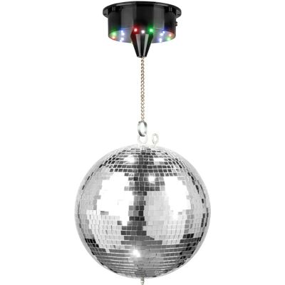 Fuzzix MB30ML Bola de Disco 30cm com Motor e Luz LED - Pronta para Festa Fuzzix MB30ML Bola de Disco 30cm com Motor e Luz LED - Pronta para Festa