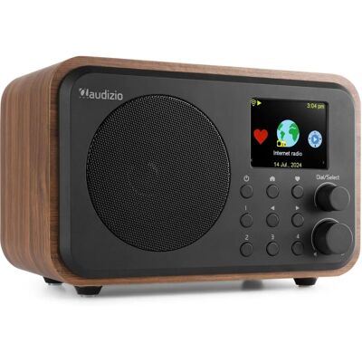 Audizio Vicenza WiFi DAB+ Internet Radio - Bærbar Brun - Radio Audizio Vicenza WiFi DAB+ Internet Radio - Bærbar Brun - Radio