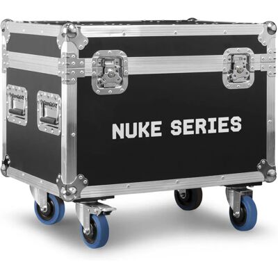 beamZ Pro FLCNK02 Flightcase für 2 Stück NUKE - Koffer, Schwarz, Silber - Equipment case beamZ Pro FLCNK02 Flightcase für 2 Stück NUKE - Koffer, Schwarz, Silber - Equipment case