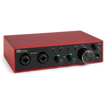 Power Dynamics PDX22 USB Audio Interface - Højkvalitets optageværktøj Power Dynamics PDX22 USB Audio Interface - Højkvalitets optageværktøj