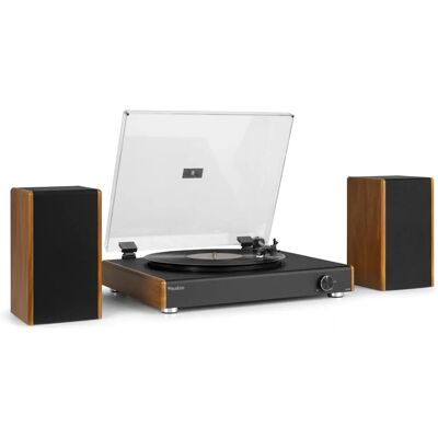 Audizio RP335 Pladespiller - Vintage Design, Bluetooth, USB, 3 Hastigheder Audizio RP335 Pladespiller - Vintage Design, Bluetooth, USB, 3 Hastigheder