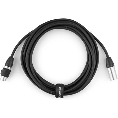 Câble audio PD-Connex CX109-6 - 6m, XLR 5 broches, Noir - Publicité Câble audio PD-Connex CX109-6 - 6m, XLR 5 broches, Noir - Publicité