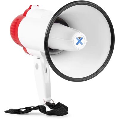 Vonyx Megafon - 25W Innendørs/Utendørs - Rød Vonyx Megafon - 25W Innendørs/Utendørs - Rød