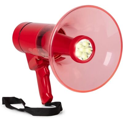 Vonyx MEG050 Megaphone compact - 50W, LED, Intérieur/Extérieur - Publicité Vonyx MEG050 Megaphone compact - 50W, LED, Intérieur/Extérieur - Publicité