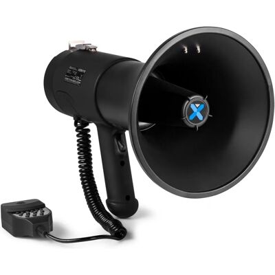 Megaphone Vonyx MEG075 - 75W Intérieur/Extérieur Noir - Publicité Megaphone Vonyx MEG075 - 75W Intérieur/Extérieur Noir - Publicité