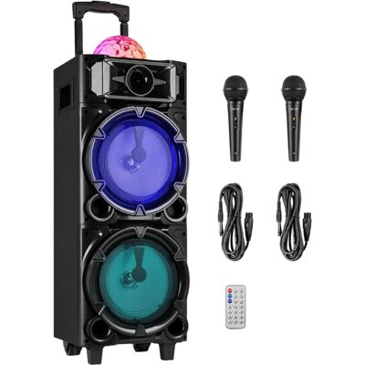 Fenton LIVE290 Station de Karaoke - Enceinte portable avec effets lumineux - Publicité Fenton LIVE290 Station de Karaoke - Enceinte portable avec effets lumineux - Publicité