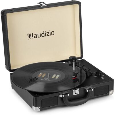 Audizio RP114BK Bælte-drevet pladespiller - Pladespiller Audizio RP114BK Bælte-drevet pladespiller - Pladespiller