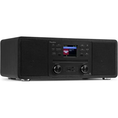 Système audio numérique Audizio Avola - Radio Wi-Fi & Bluetooth - Noir - Publicité Système audio numérique Audizio Avola - Radio Wi-Fi & Bluetooth - Noir - Publicité