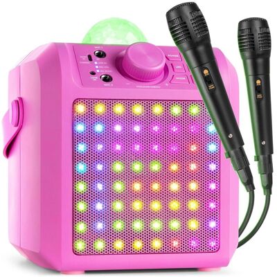 Fenton KAR55P Bærbar karaoke-højttaler med LED Jelly Ball - Fest 50W Fenton KAR55P Bærbar karaoke-højttaler med LED Jelly Ball - Fest 50W