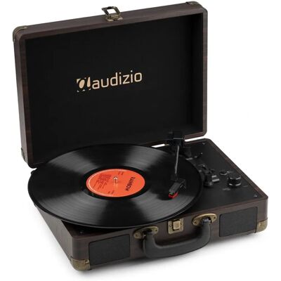 Audizio RP116DW Mallette pour tourne-disques avec Bluetooth - Publicité Audizio RP116DW Mallette pour tourne-disques avec Bluetooth - Publicité