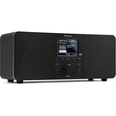 Audizio Genua DAB+ stereo radio Sort - Radio Audizio Genua DAB+ stereo radio Sort - Radio