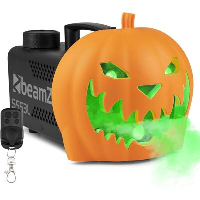 Machine à fumée Halloween avec Citrouille - 3x Lumières RGB - S553L Machine à fumée Halloween avec Citrouille - 3x Lumières RGB - S553L