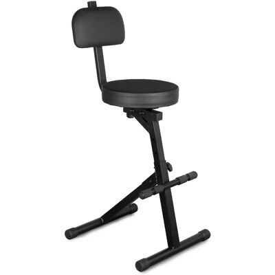 Vonyx GST15 Tabouret de Musicien - Noir - Siège Padding - Tabouret pour Musiciens Vonyx GST15 Tabouret de Musicien - Noir - Siège Padding - Tabouret pour Musiciens