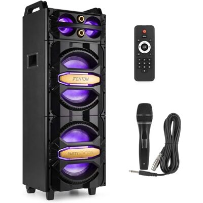 Système de Sonorisation Fenton LIVE2102 - Éclairages LED RGB, 800W, BT sans fil - Publicité Système de Sonorisation Fenton LIVE2102 - Éclairages LED RGB, 800W, BT sans fil - Publicité