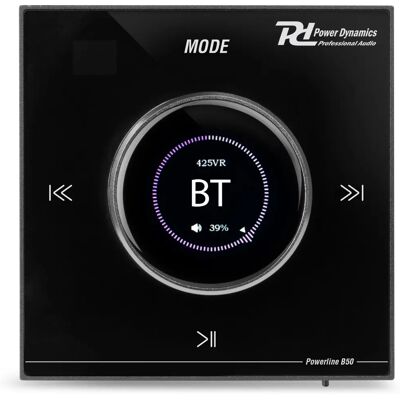 Système audio encastré Powerline B50B - 2x25W Bluetooth LCD - Publicité Système audio encastré Powerline B50B - 2x25W Bluetooth LCD - Publicité