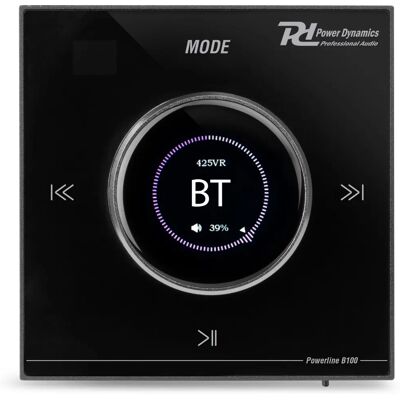 Power Dynamics Powerline B100B Wand-Audioverstärker - BT LCD - 4x 25W Power Dynamics Powerline B100B Wand-Audioverstärker - BT LCD - 4x 25W