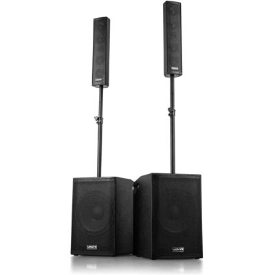 Vonyx VX1080BT - Conjunto de alto-falantes 1/2 Preto Bluetooth Vonyx VX1080BT - Conjunto de alto-falantes 1/2 Preto Bluetooth