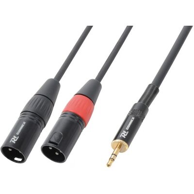 PD-Connex CX70-3 - Cable de audio 3m, 2x XLR, 3.5mm, Negro PD-Connex CX70-3 - Cable de audio 3m, 2x XLR, 3.5mm, Negro