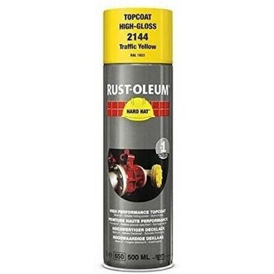 Rust-Oleum Hard Hat Traffic Yellow Spray Paint - Paint Spray Rust-Oleum Hard Hat Traffic Yellow Spray Paint - Paint Spray