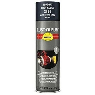 Rust-Oleum Hard Hat Aerosol Sprayfarbe - Anthrazit - 500ml Rust-Oleum Hard Hat Aerosol Sprayfarbe - Anthrazit - 500ml
