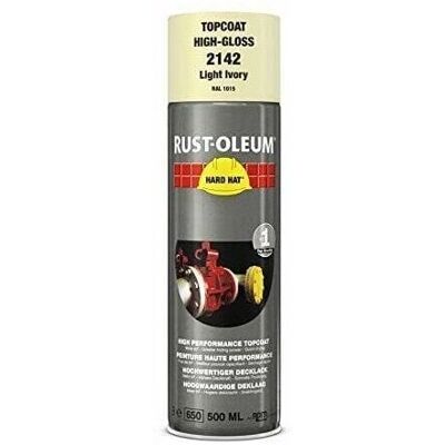 Rust-Oleum Light Ivory Hard Hat Aerosol - Aerosol Paint for Steel, Wood & Concrete Rust-Oleum Light Ivory Hard Hat Aerosol - Aerosol Paint for Steel, Wood & Concrete