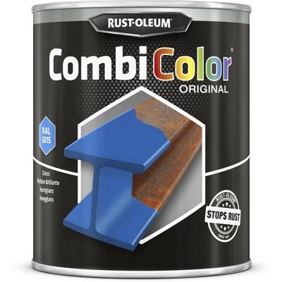 Rust-Oleum Sky Blue Combicolor Paint - 750ml + 250ml Free Rust-Oleum Sky Blue Combicolor Paint - 750ml + 250ml Free