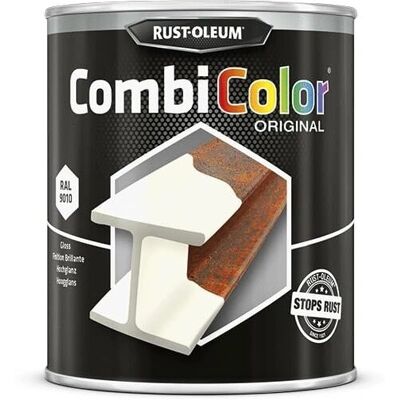 Rust-Oleum Weiß Combicolor Grundierung & Farbe - Metall & Holz - 750ml Rust-Oleum Weiß Combicolor Grundierung & Farbe - Metall & Holz - 750ml
