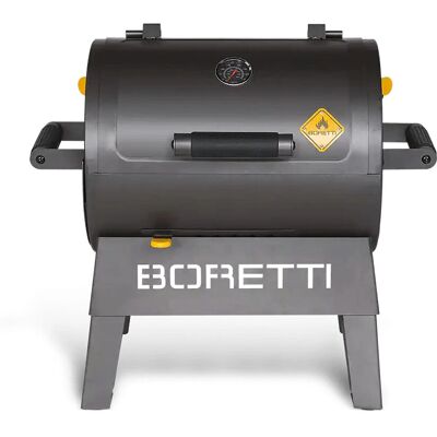 Boretti Terzo Barbecue Extérieur Compact - 30x40cm, Thermomètre, Couvercle en Acier - Publicité Boretti Terzo Barbecue Extérieur Compact - 30x40cm, Thermomètre, Couvercle en Acier - Publicité