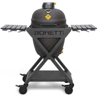Boretti Ceramica Medium - Keramische Kamado Barbecue - Grijs Boretti Ceramica Medium - Keramische Kamado Barbecue - Grijs